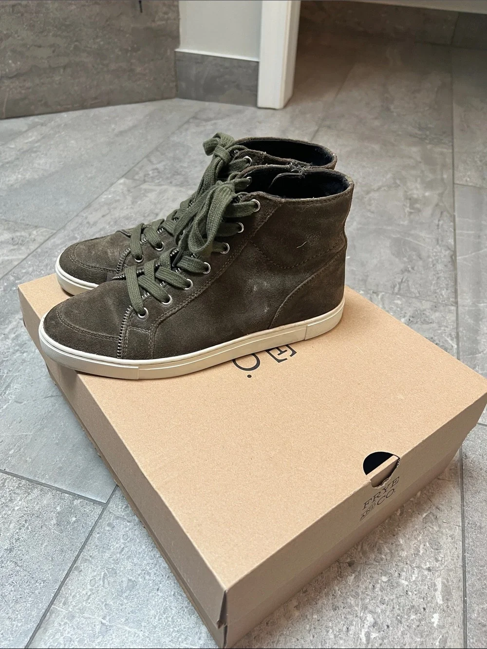 Frye And Co. Sunday Moto High Sneakers